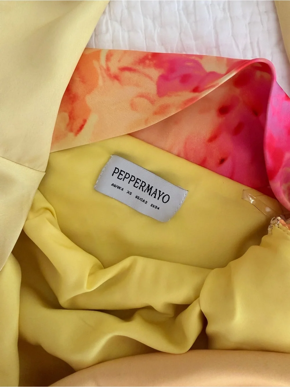 Peppermayo Heidi Mini Dress - Orange Floral - Picture 4 of 4